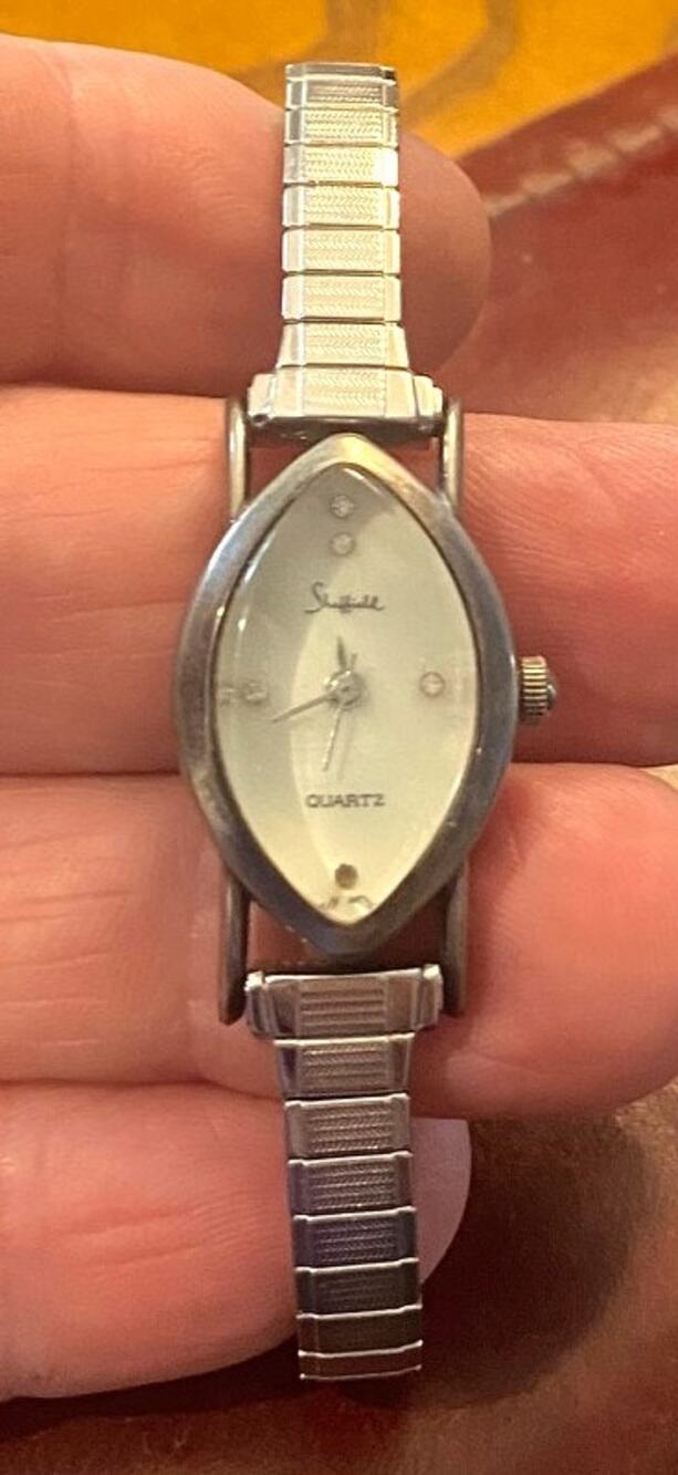 VTG Women's Silver Tone Sheffield Quartz Watch, Expansion Band